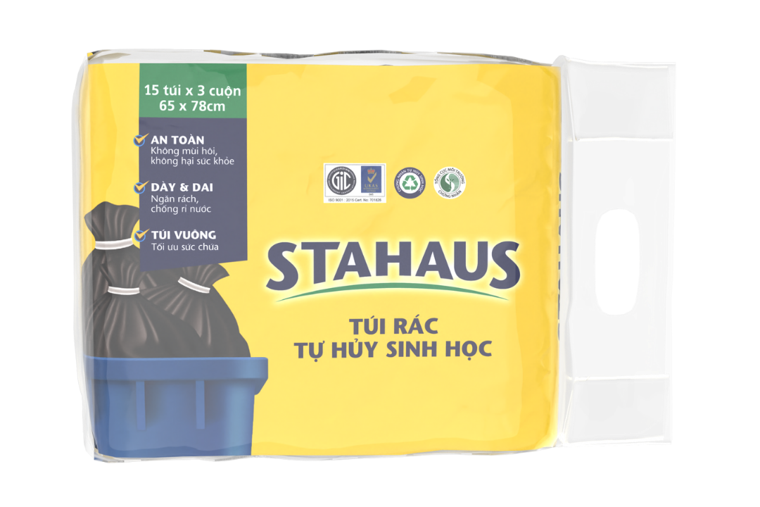 Túi rác đen THSH STAHAUS 65x78cm